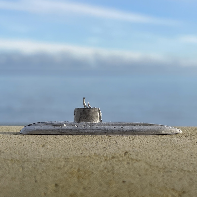 kilo-model-metalowy model okretu podwodnego kilo