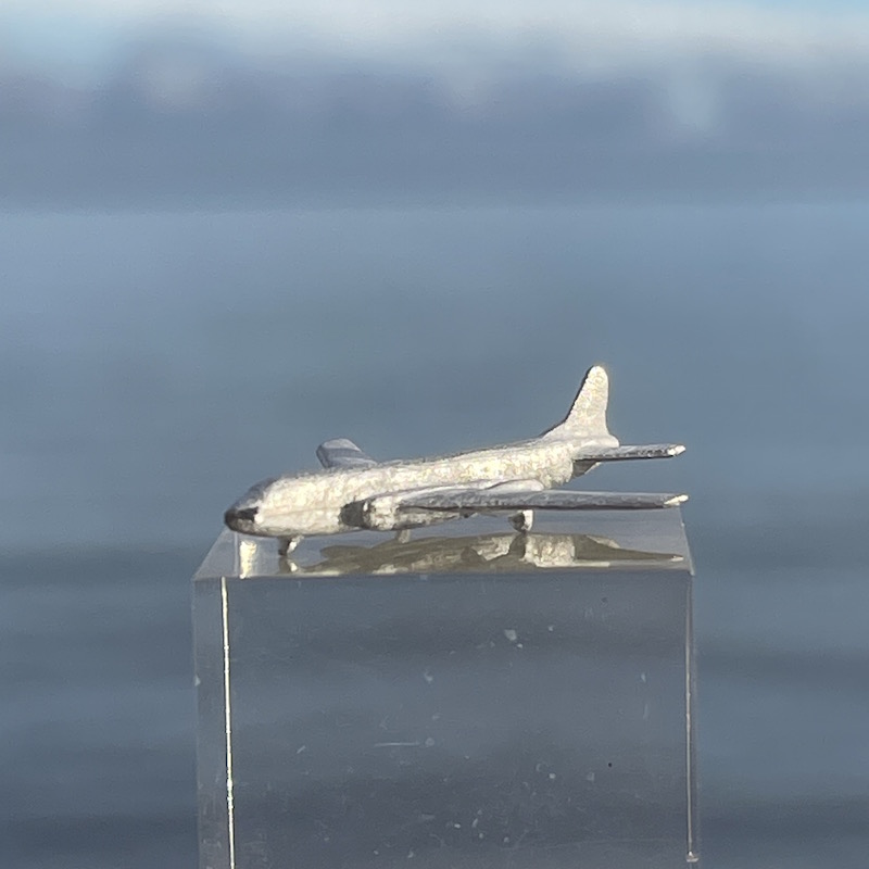 Samolot TU 16 Badger. Model dla kolekcjonerow w skali 1:1250.