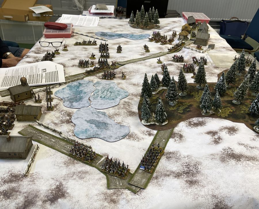 teren do gry bitewnej z figurkami